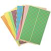Multicolor Dot Stickers Circle Dot Labels 16 Colors Office