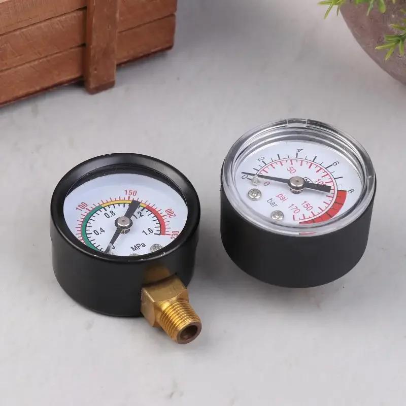 Манометр для компрессора, пневматический, гидравлический, 0-12 бар / 0-170 PSI, с легко читаемым циферблатом, измерительный прибор