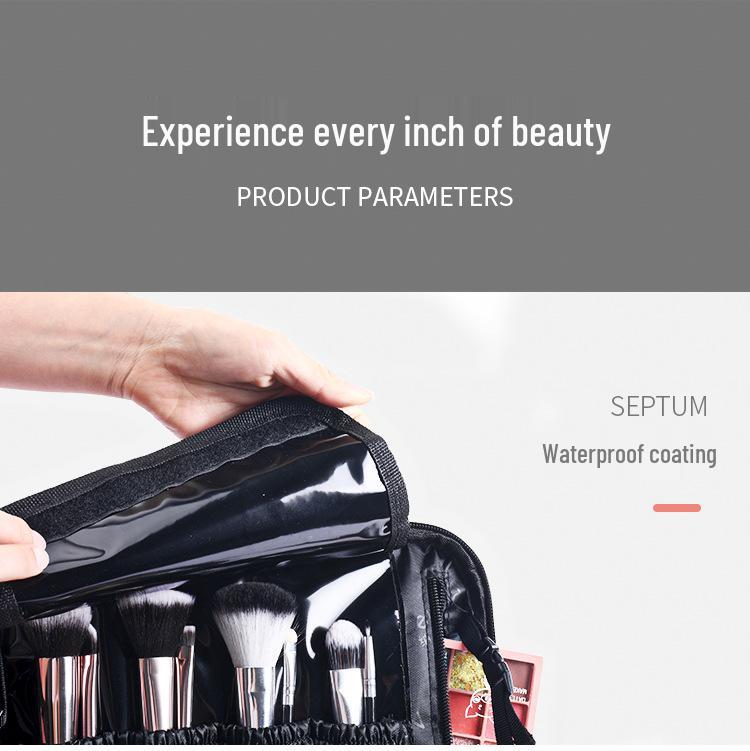 Двухслойная косметичка большой вместимости