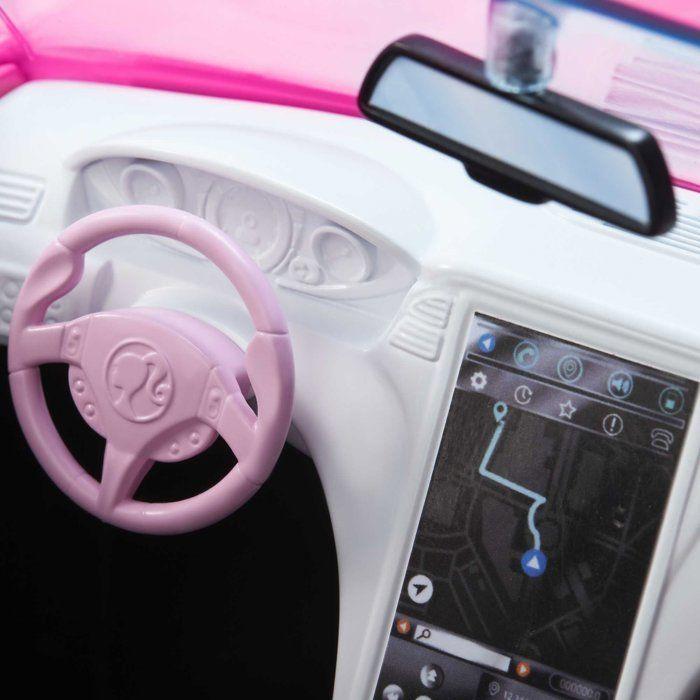 Barbie - Voiture Cabriolet de Barbie - Véhicule poupée mannequin - Dès 3 ans HBT92