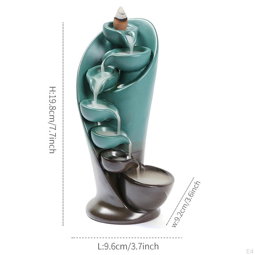 Держатель для благовоний с обратным потоком Многофункциональное настольное украшение Настольный орнамент