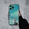 T-The Boy and the Heron Anime Phone Case For iPhone 17pro,16,15,14,13,12,11 Plus,Pro Max,XS,Soft Silicone Black Cover