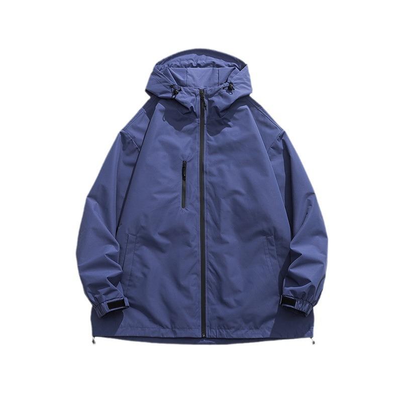 Весенняя рабочая куртка в японском стиле, базовая ветрозащитная куртка для альпинизма на открытом воздухе, разноцветная куртка с капюшоном в том же стиле для мужчин и женщин