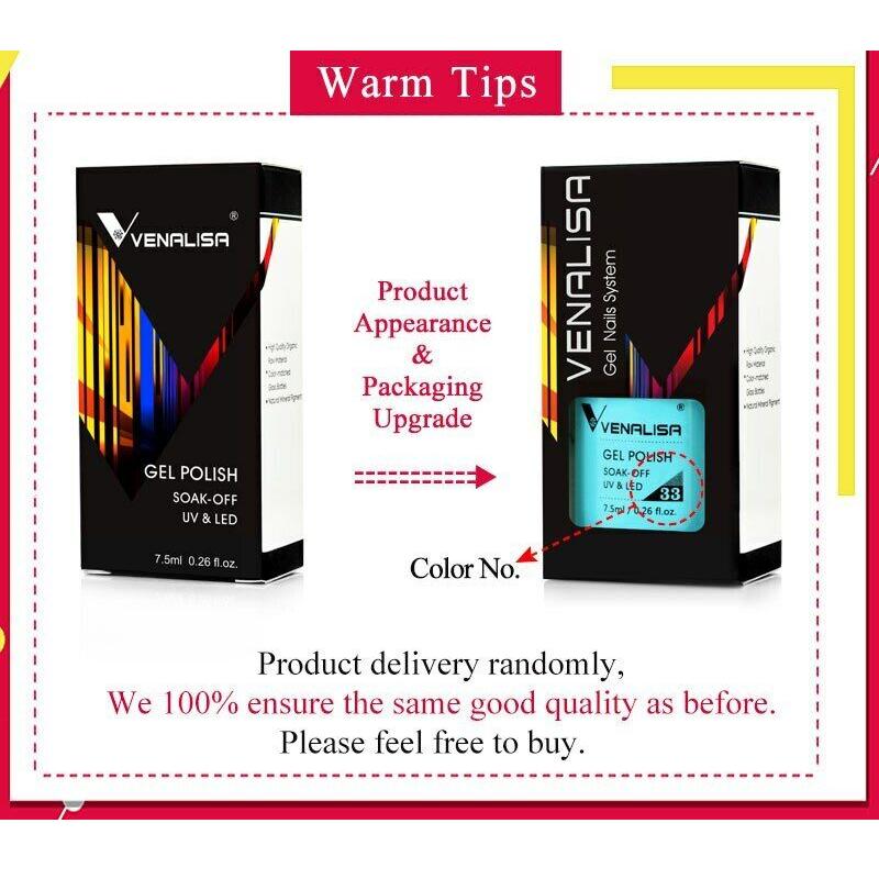 Venalisa Гель-лак сине-фиолетовой серии 7,5 мл с бумажной коробкой, замачиваемый УФ и светодиодный цветной гель-лак для дизайна ногтей