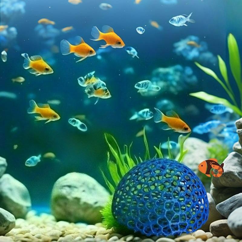 3D Printed Hiding Cave Shelter Ornaments for Small Fish Shrimp To Breed, Play and Rest,Fish Tank Accessories Aqaurium Decoration
