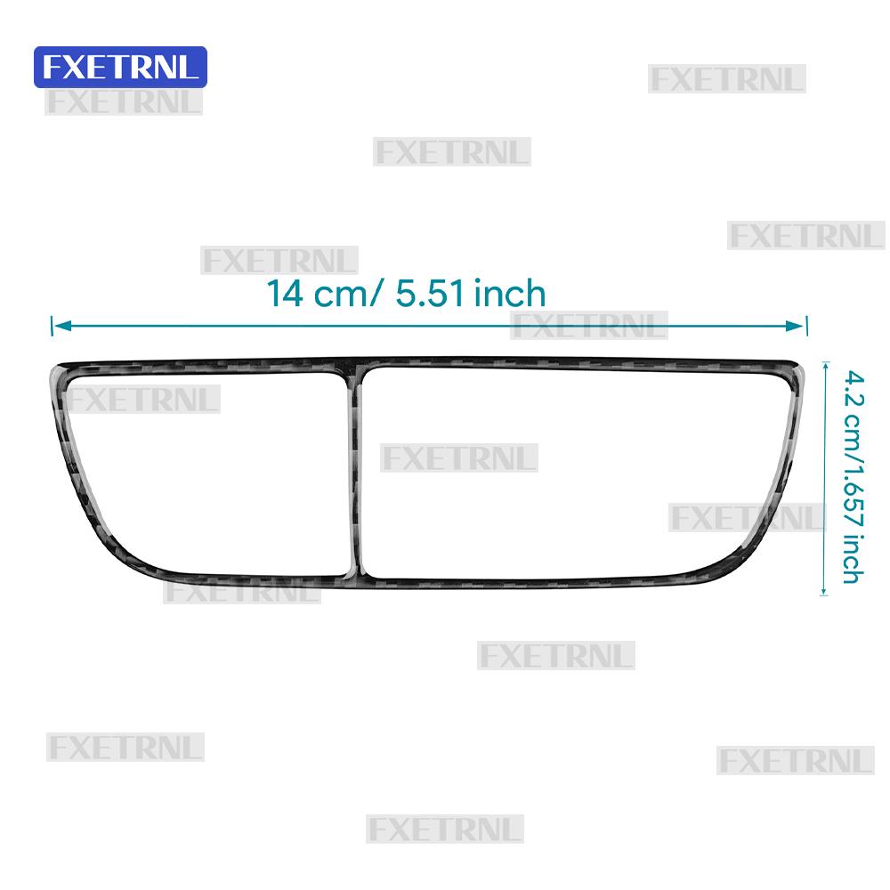 For Kia EV6 GT EV 2022 2023 2024 2025 Real Soft Carbon Fiber Sticker LHD RHD Car Headlight Button Switch Decor Interior Trim