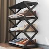 Shoemaker Organizer x-Shaped Combination Storage Rack, Dormitory Home Shoe Rack, Metal 4-Layer Storage, Door Shoe Cabinet