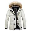 Men's Mid-Length Hooded Cotton Coat - Thickened, Trendy Autumn/Winter Jacket