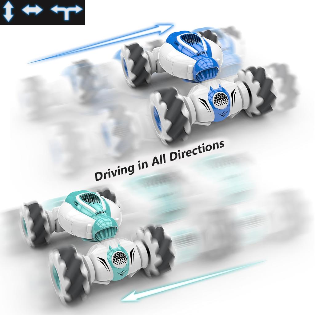 S-012 RC Stunt Car Дистанционное Управление Часы Датчик Жестов Электрическая Игрушка RC Drift Car 2,4 ГГц 4WD Вращение Подарок для Детей Мальчиков День Рождения