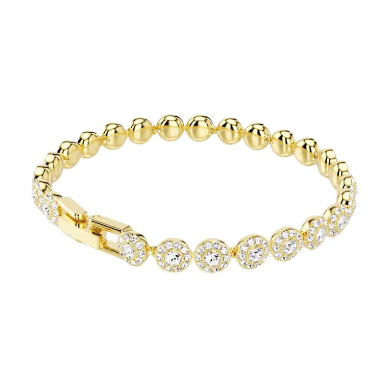 Swarovski Una Paved Design Imitation Crystal Bracelet Unisex Bracelets White 5749386