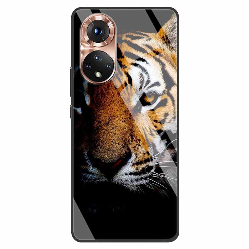 Роскошный чехол для Huawei Honor 50 Чехол Закаленное Стекло Чехол для Телефона Huawei Honor 50 Honor50 6.57" Coque Сумка Модный Бампер