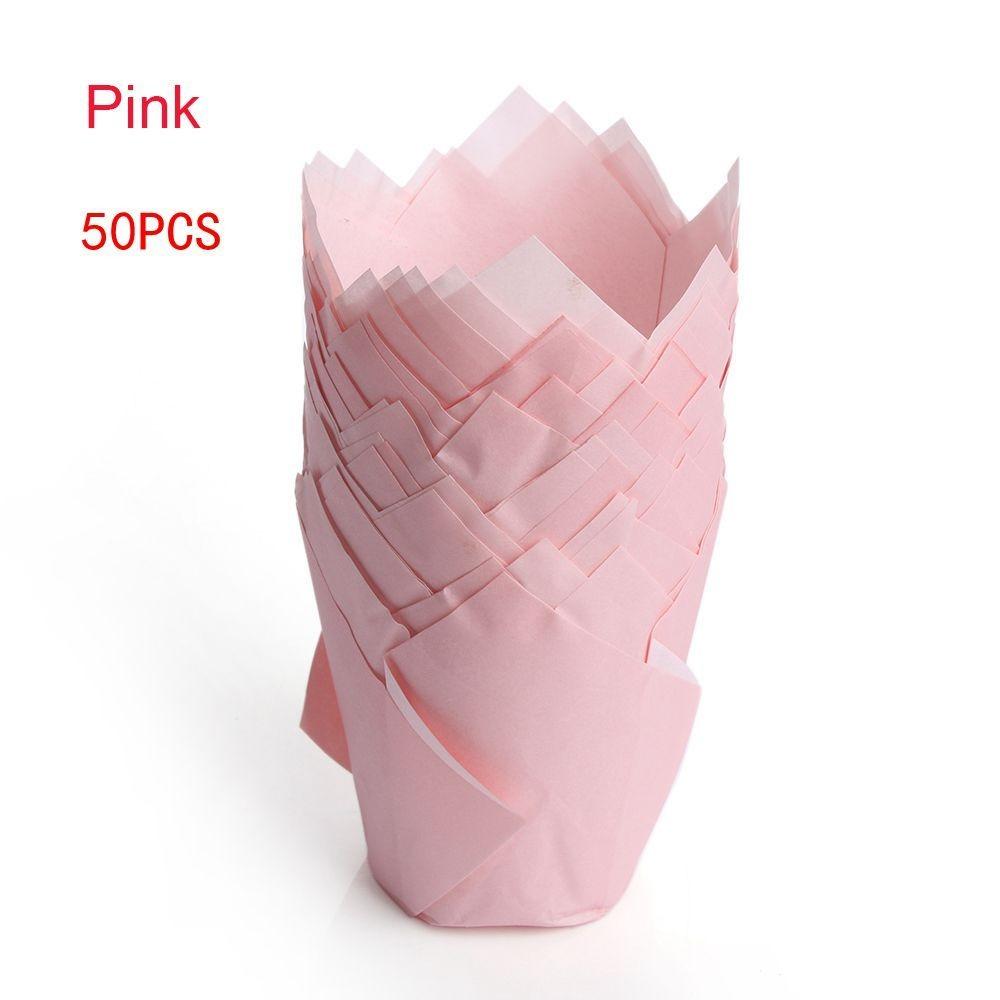 Bakeware Tulip Baking Cup Pastry Tools Cupcake Liners New Greaseproof Paper Party Supplies