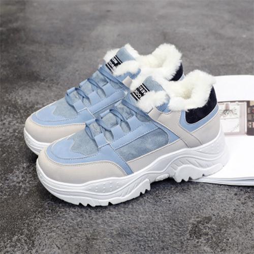 Женская повседневная обувь осень-зима 2024 женские теплые кроссовки женские вулканизированные женские туфли на платформе из хлопка Zapatos De Mujer