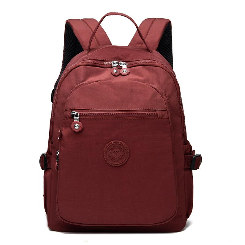 Lightweight Backpack Women's Travel Backpack Water-Repellent Nylon Student Schoolbag