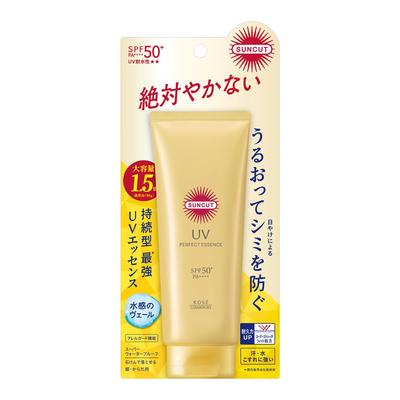 Suncut Perfect UV Essence SPF50+ PA++++ Водостойкость 120 г Солнцезащитный крем для лица и тела Без отдушек Суперводостойкий Функция защиты от аллергии Содержит кислоту