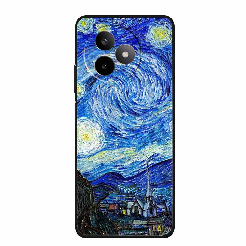6.83" Чехол для Redmi K 80 K80 Ultra 3D тиснение Цветок Черный Силикон Мягкая задняя крышка Чехлы для Redmi K 80 Ultra Ударопрочный Fundas