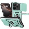Чехол для Xiaomi Redmi Note 14 Чехол Redmi Note 14 4G 5G Магнитное кольцо-держатель Бронированный чехол для телефона Защита камеры сдвижной Задняя крышка