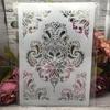 A4 29cm Vintage Diamond Totem DIY Layering Stencils Wall Painting Scrapbook Coloring Embossing Album Decorative Template