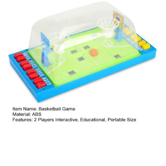 Basketball Board Game 2 Players Interactive Educational Finger Push Basketball Launching Toy