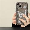 Подходит для чехла для мобильного телефона Apple 14promax iPhone 15 Полное покрытие Противоударный 12mini Полный экран Бабочка 13 Прозрачный Мягкий