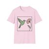 Unisex Softstyle Hummingbird Flower T-Shirt | Nature