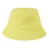 Custom Adult Cotton Bucket Hat Sublimated and Embroidered Wide Brim Round Hat for Summer Outdoor Use Solid Casual Style