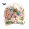 Artistic Printed Baseball Cap for Women, Embroidery Flower Bird Pattern Hat, Love Art Design Hat Adjustable Fit Gardening Sun Spring Summer Outdoors