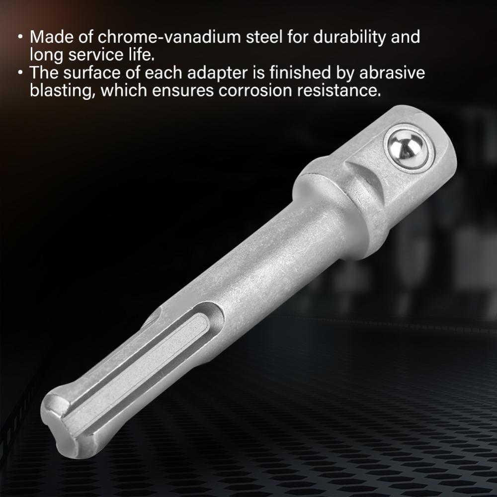 5pcs SDS Plus SDS Plus Socket Adapter Hexagonal Extension Adapter For Drilling Machine