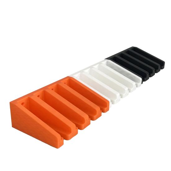 Parallel Clamp Rack Wall-Mounted Clamps Holder Stores Up to 4 Woodworking Clamps Bar Clamps Organizer for Workshop Shed