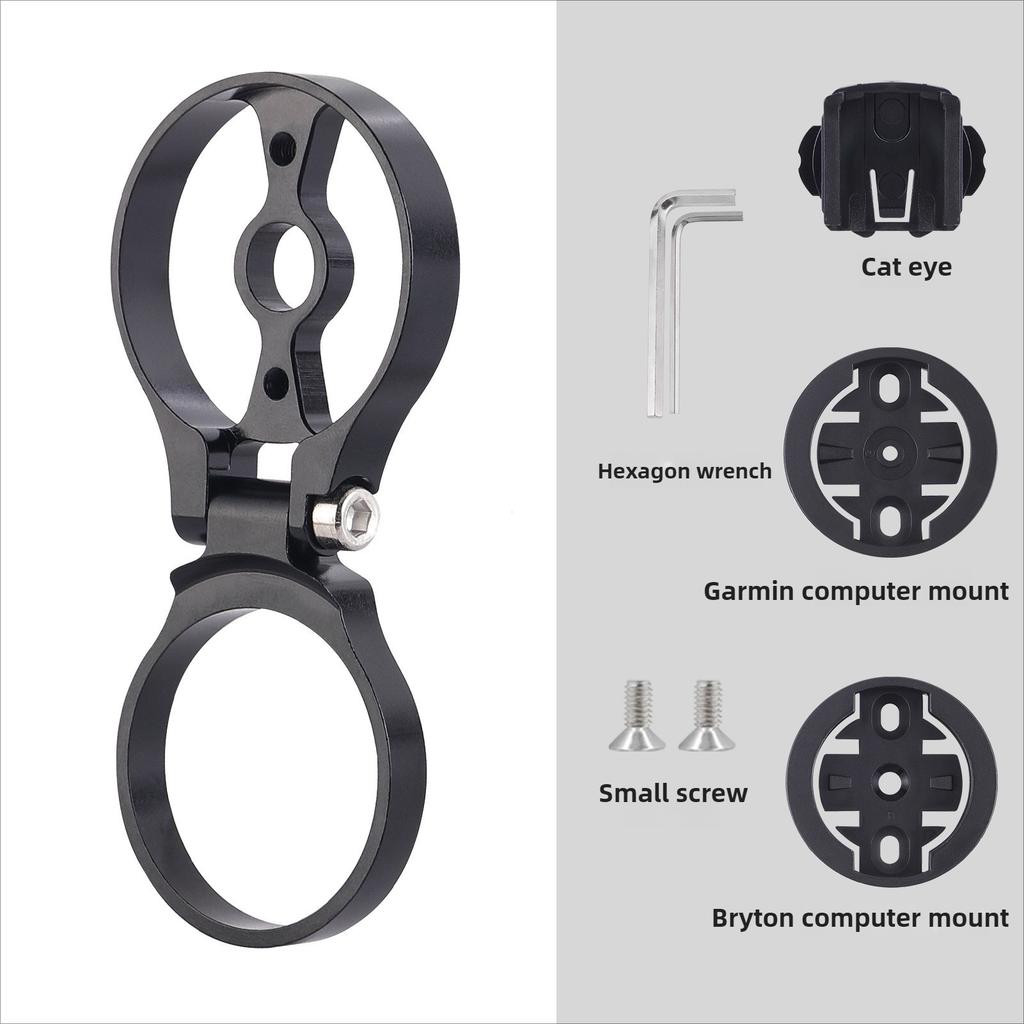 Bicycle Computer Holder Bike Stopwatch GPS Mount Stem Top Cap Computer Holder Phone Holder For Garmin Bryton Cateye Wahoo