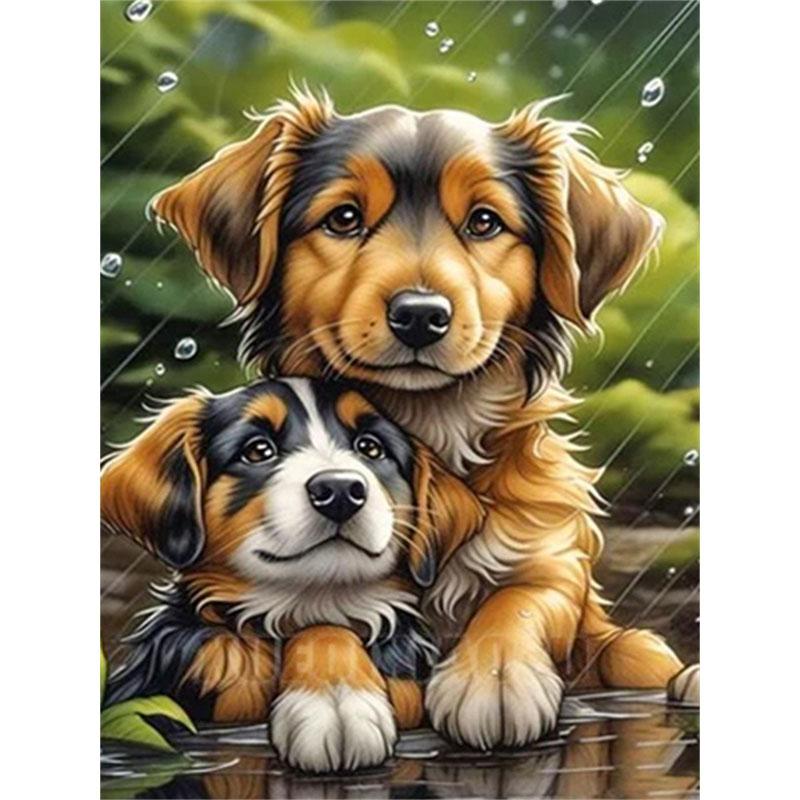 DIY Алмазная картина Мультфильм Животное Набор для вышивки крестом Мозаичное искусство Алмазная картина Полный круг/квадрат Алмазное украшение для дома