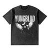 Yungblud Bludfest Music Festival Vintage Washed T Shirts Mens Women Clothing Gothic Short Sleeve Tshirts Casual Cotton Tshirt