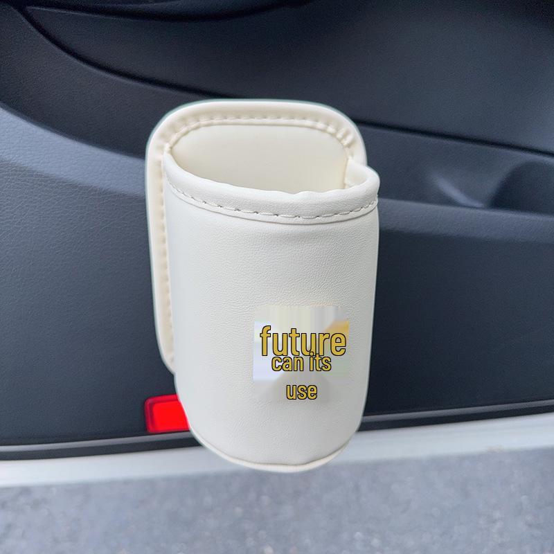 Car Seat & Door Cup Holder: Fixed Backrest Storage & Side-Mounted Drink Holder