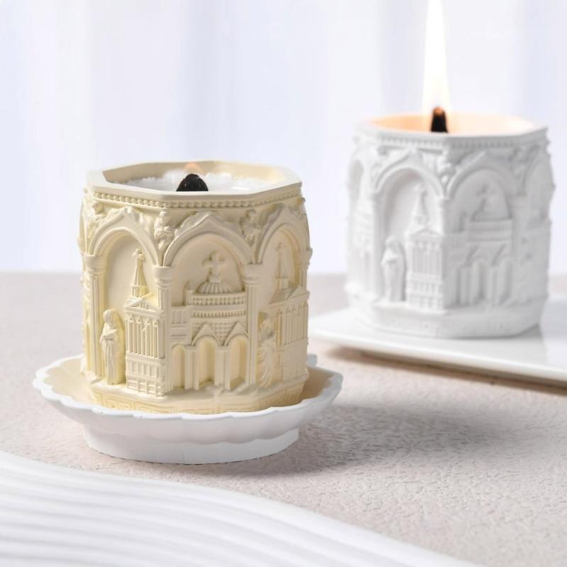 Многоцелевая силиконовая форма в форме Ренессанса для Resin Art, контейнеров для свечей, поделок, легкое извлечение