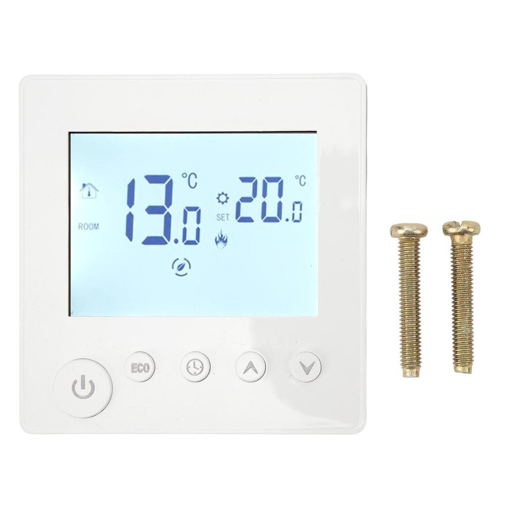 Floor Heating Thermostat Controller Programmable Control Panel LCD Display 90V?240V for Home