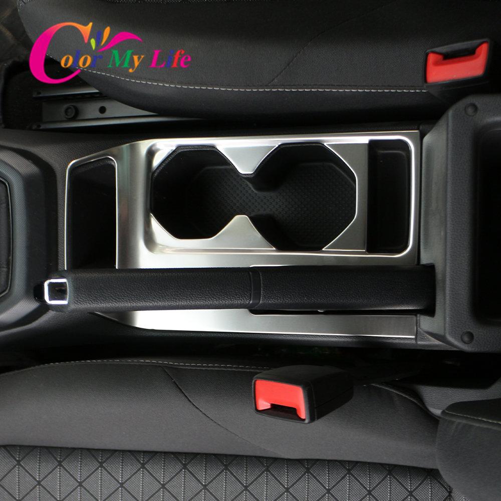 Наклейка на панель чашки воды из нержавеющей стали, декоративная отделка для Volkswagen VW TCROSS T-cross 2018-2023 LHD