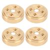 4pcs RC Brass Wheel Weights Front Rear Axle Wheel Hub Counterweight Upgraded Parts for FMS FCX24