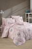 Milenko Bedding Set 4 Pcs, Duvet Cover, Bed Sheet, Pillowcase, Double Size, Self Patterned, Wedding, Daily Use
