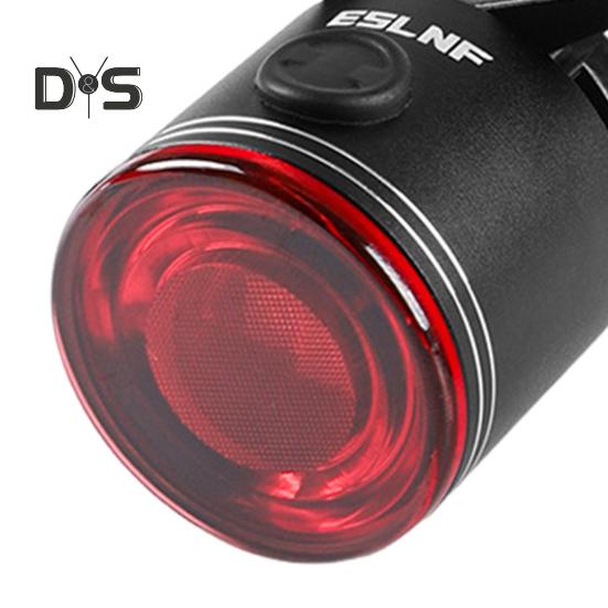 Велосипедный задний фонарь Type-C перезаряжаемый IP65 водонепроницаемый MTB шоссейный горный велосипед датчик стоп-сигнала алюминиевый сплав ночной езды велосипед предупреждающий задний фонарь