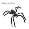 1 шт., черные серьги-гвоздики в форме паука, пластиковые 3D жуткие черные серьги-гвоздики, вечерние украшения
