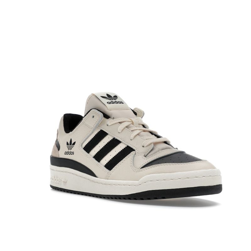 Adidas Forum Low CL Wonder White Black Кроссовки унисекс Cream Core-Black Wonder-Beige IG3901