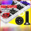 Набор винтов KM Black с потайной головкой и крестообразным шлицем для сборки компьютера и ноутбука