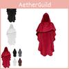 2023 Medieval New Knight Cloak Halloween Stage Performance Monk Cape Role Play Costume Black
