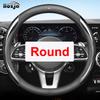 Leather Car Steering Wheel Cover for Lexus LX RX ES NX TX IS 2013 - 2019 2020 2021 2022 2023 2024 2025 Auto Interior Accessories BR7