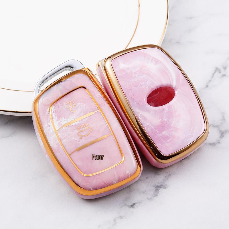 Современный чехол для ключа автомобиля для ix25, ix35, Sonata, Elantra, Mistra - Защитный чехол-сумка