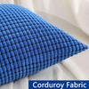 Nordic Corduroy Throw Pillow - Modern Sofa Cushion with Corn Kernel Design