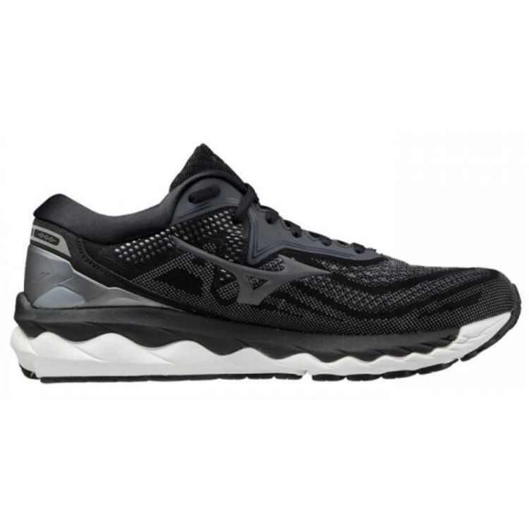 Mizuno Wave Sky 4 Fabric Synthetic Leather Sports Lace-Up Non-Slip Wear-Resistant Breathable Low-Top Casual Shoes Men Sneaker Black J1GC200237