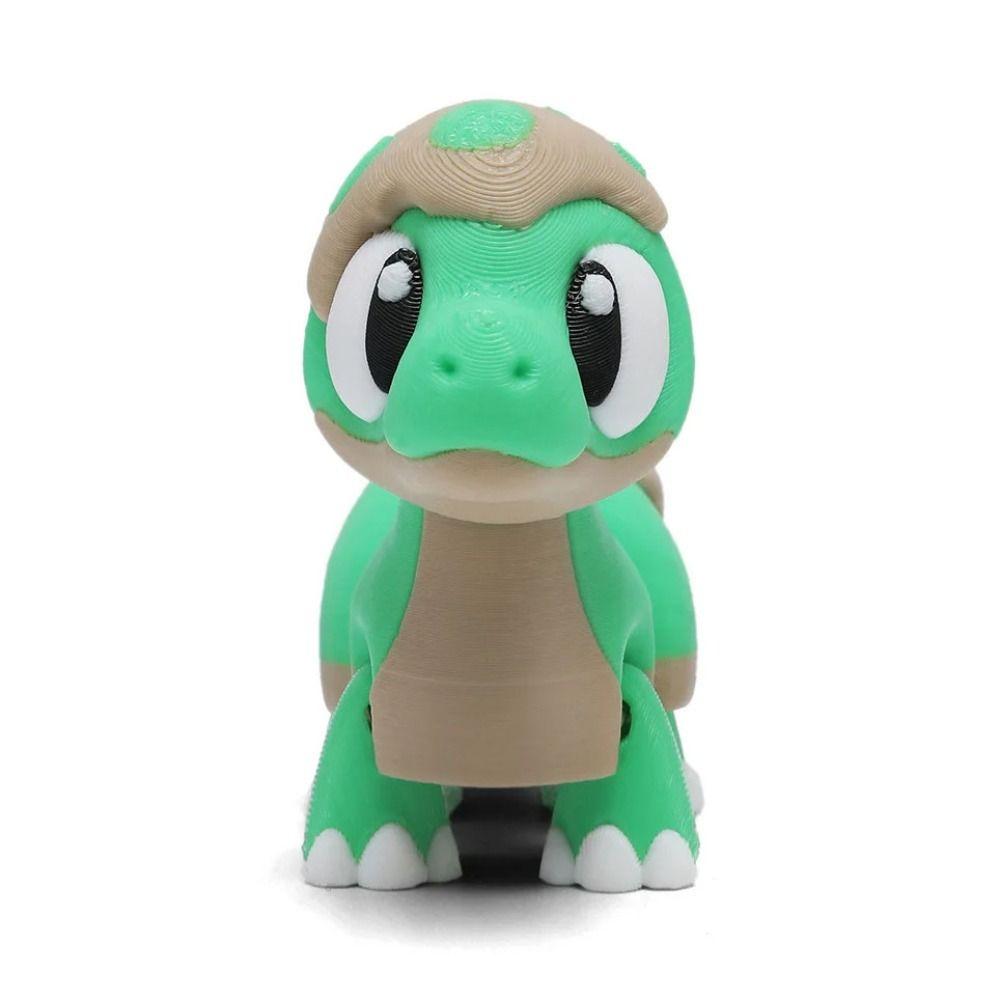 Joint Movable Simulation Dinosaur Model Swinging Pet 3D Printing Toys  Desktop Decor