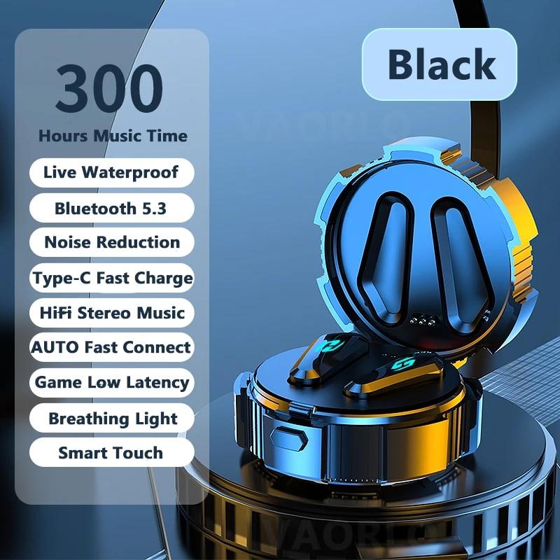 Игровые наушники X35 TWS Беспроводные наушники Bluetooth 5.3 с ожерельем HIFI Стерео гарнитуры с низкой задержкой и шумоподавлением Спортивные наушники
