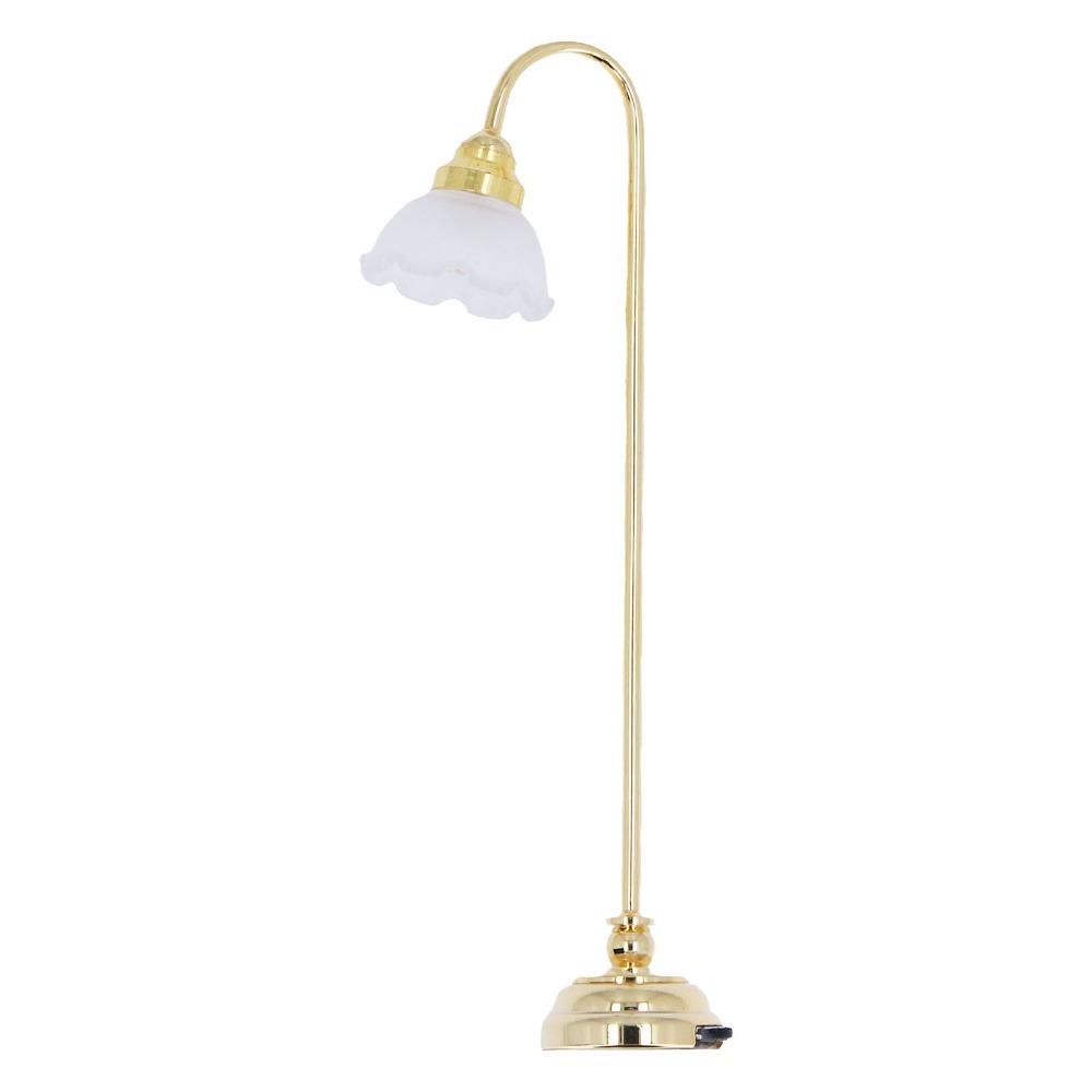 Tabletop Decor Miniature Floor Lamp 1/12 Scale Dollhouse Accessory Scale Furniture For Dollhouse